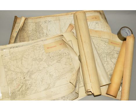 A QUANTITY OF ORIGINAL PLANS AND DOCUMENTS RELATING TO WIDENING OF LINES IN VARIOUS PARTS OF SOUTH LONDON AND KENT, copies of