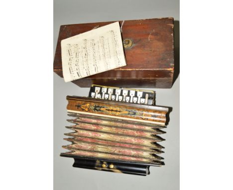A LATE VICTORIAN FLUTINA WITH EIGHT KEYS, J.Gregory of Nottingham, maker, in original storage box (sd and loose mother of pea