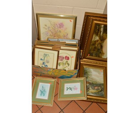 A PAIR OF EARLY 20TH CENTURY OIL ON CANVAS PAINTINGS, signed A Bennett, the first is a pastoral scene in a rugged setting, th