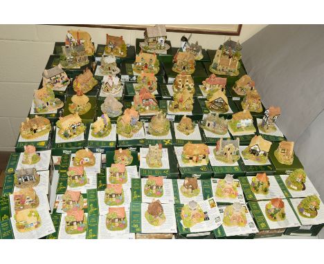 SIXTY BOXED LILLIPUT LANE SCULPTURES FROM BRITISH COLLECTION, (Black and British Made Backstamp), to include 'Christmas Pantr