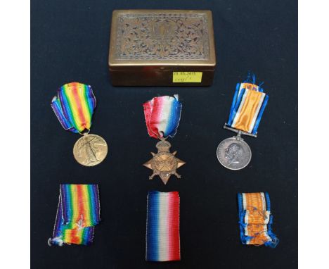 Medals. A WWI Medal group to Private F. Kerridge 254596, 3-London Regiment, comprising: British War Medal, and the Victory me