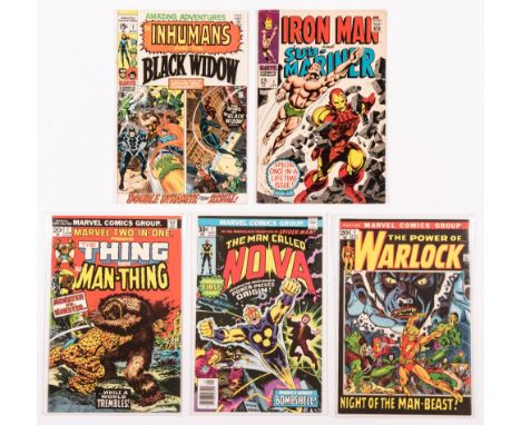 Marvel First Issues (1968-76): Amazing Adventures 1 [vfn], Iron Man and Sub-Mariner 1 [vg], Marvel Two-in-One 1 [vfn-nm], Nov