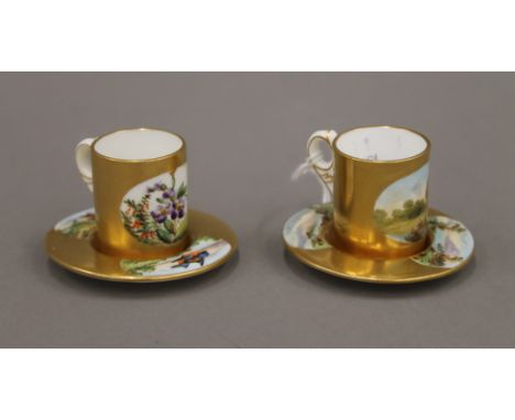 Rose Swag Demi Cups and Saucers S/4, Gift Boxed