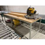 Industrial Table w/ Compound Miter Saw