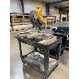 Cart w/Compound Miter Saw