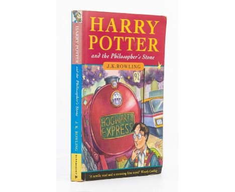 Rowling, J. K. Harry Potter and the Philosopher's Stone, first edition, first issue, London: Bloomsbury, 1997, paperback, pri