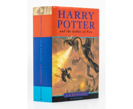 Rowling, J. K. Harry Potter and the Goblet of Fire, first edition, hardback, London: Bloomsbury, 2000. Signed by the author i