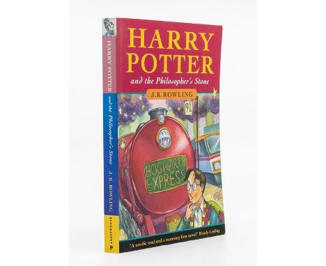 Rowling, J. K. Harry Potter and the Philosopher's Stone, second issue, paperback, London: Bloomsbury, 1997. Signed by the aut