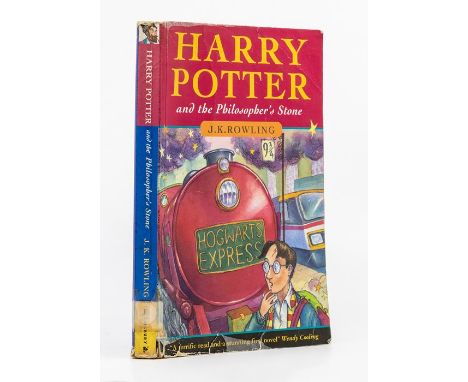 Rowling, J. K. Harry Potter and the Philosopher's Stone, first edition, first issue, London: Bloomsbury, 1997, paperback, pri