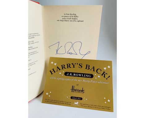 Rowling, J. K. Harry Potter and the Goblet of Fire, first edition, hardback, London: Bloomsbury, 2000. Signed by the author i