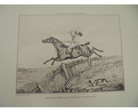 AFTER HENRY ALKEN "Hunting Recollections", black and white print, assorted plates, together with assorted further prints AFTE