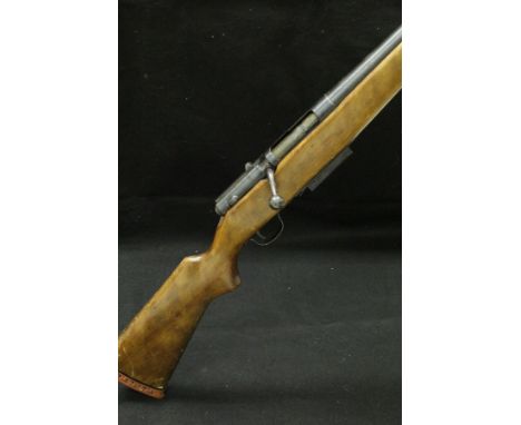 A Stevens model 58 12 bore shotgun by Savage Arms Corporation Chicopee Falls, bolt action with three shot magazine and polych