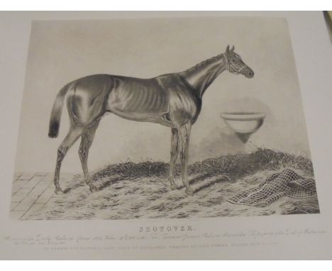 AFTER F C TURNER "Faugh-A-Ballagh", black and white print engraving by G A Turner, together with AFTER HENRY ALKEN "Tattenham