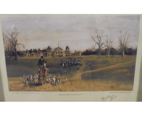 AFTER MICHAEL LYNE "The Beaufort at Badminton", limited edition colour print No'd. 25/100, signed in pencil lower right