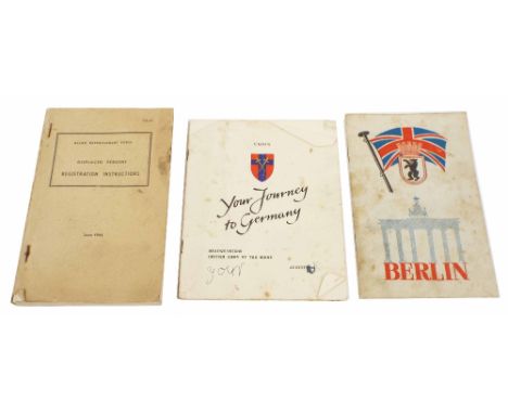 Allied Expeditionary Force Displaced Persons Registration instructions, produced June 1944 in nineteen language chapters; You