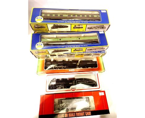 American HO including: Atlas 0.4.0 and tender Canadian Pacific, Mechano 4.6.2 and tender Atlantic Coast, AHM Northern Pacific