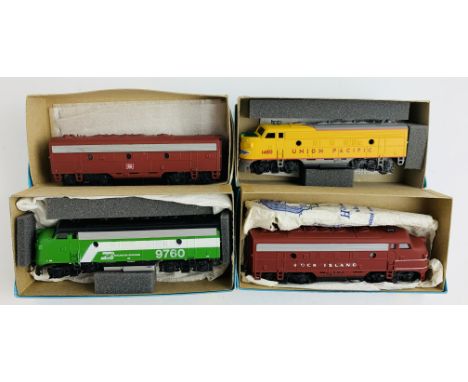 4x Athearn HO Locomotives - Boxed. P&amp;P Group 2 (£18+VAT for the first lot and £3+VAT for subsequent lots) 