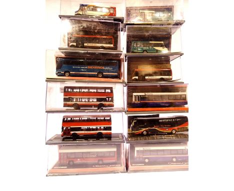 Twelve Corgi OOC buses and coaches. P&amp;P Group 3 (£25+VAT for the first lot and £5+VAT for subsequent lots) 