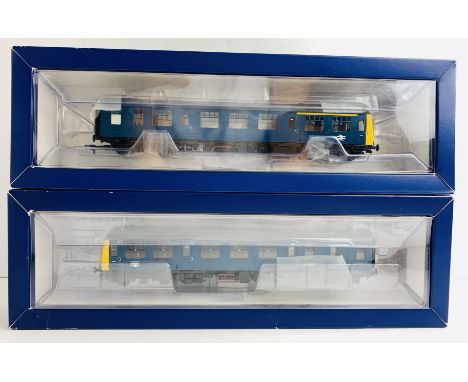 Bachmann OO 2x Car Blue / Grey DMU - Boxed. P&amp;P Group 2 (£18+VAT for the first lot and £3+VAT for subsequent lots) 