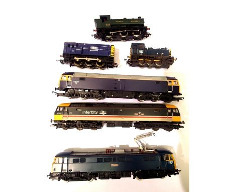 Six unboxed OO locos including CL86, CL47 x2, CL09, CL03 and a Pannier tank (may require attention.) P&amp;P Group 3 (£25+VAT