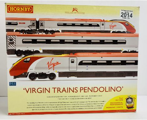 Hornby OO R2467 Virgin Pendolino Train Pack - Boxed. P&amp;P Group 2 (£18+VAT for the first lot and £3+VAT for subsequent lot