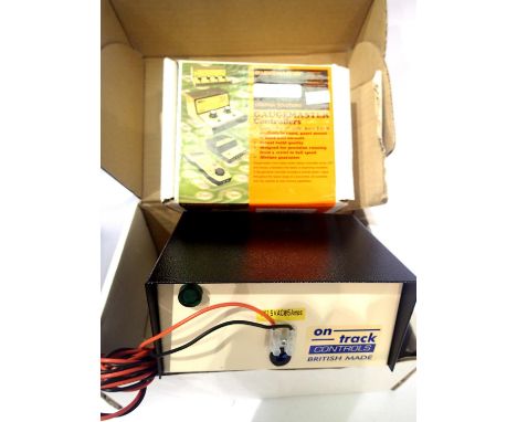 Gaugemaster T3 Transformer and on track controls, 5 amp transformer, both boxed. P&amp;P Group 2 (£18+VAT for the first lot a