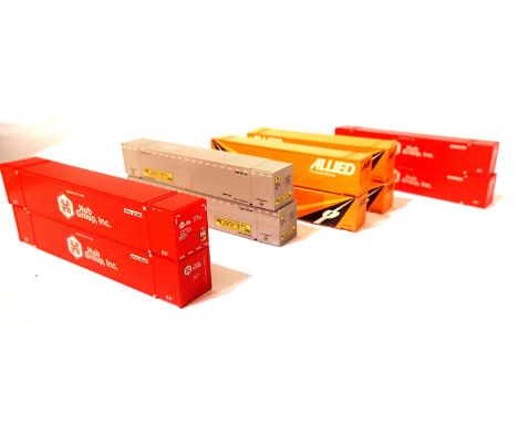 Ten N gauge container loads. P&amp;P Group 1 (£14+VAT for the first lot and £1+VAT for subsequent lots) 