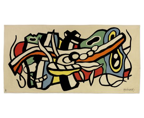 AFTER FERNAND LÉGER (1881-1955)Composition murale, also titled Composition abstraite with the signature 'F. Léger.' in the w