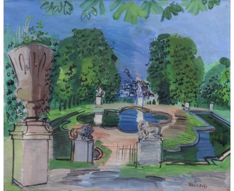RAOUL DUFY (1877-1953)Saint-Cloud signed 'Raoul Dufy' (lower right)oil on canvas 46.2 x 55cm (18 3/16 x 21 5/8in).Painted in 