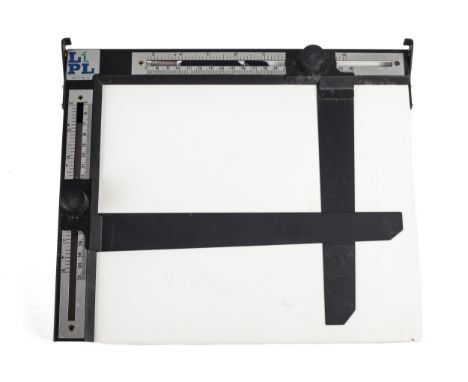 An assortment of camera accessories. Including a boxed LPL easel, a leather bag, Petri Tele-converter, etc.