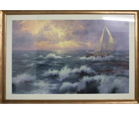 A Thomas Kinkade limited edition print, titled 'Perseverance', a lithograph with documentation from Park West Gallery, 2012 a