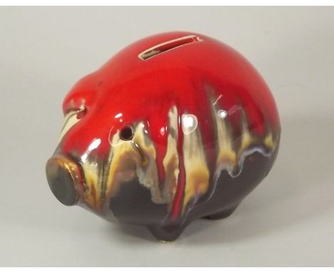 ERIC LEAPER.
A pig money bank by  Eric Leaper. Length 14cm. CONDITION REPORTS: The pig is in generally good condition, with s