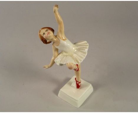 ROYAL WORCESTER.
A Royal Worcester figure after F.G. Doughty, 'Red Shoes', No.3258.
