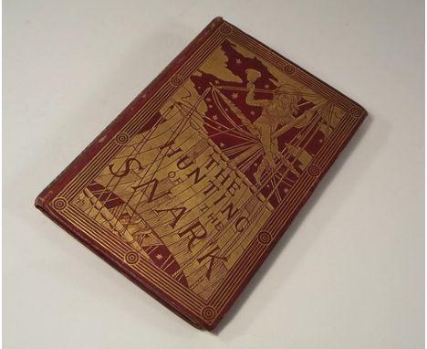 LEWIS CARROLL.
Book, The Hunting of the Snark by Lewis Carroll, published Macmillan 1876. CONDITION REPORTS: 1. The cover and