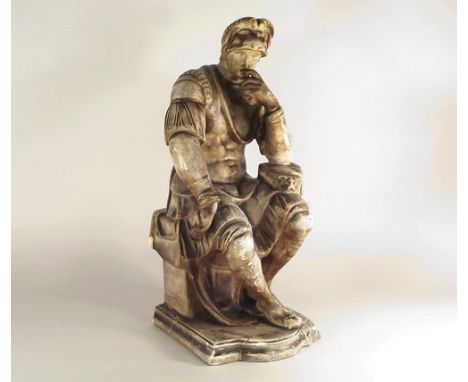 PLASTER FIGURE.
A classical plaster figure by M. Brucciani & Co., London. Height 44cm.