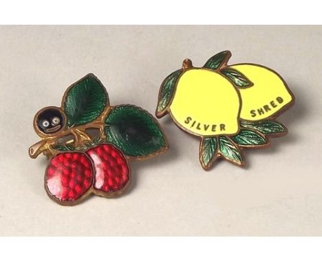 ENAMEL BADGES.
Two Robertsons enamel badges.