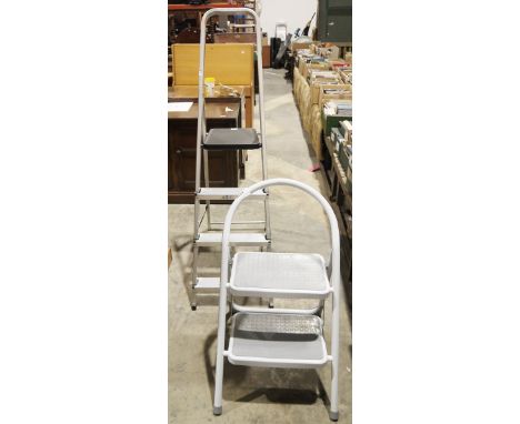 Youngman three-step stepladder&nbsp;and another folding ladder&nbsp;(2)&nbsp;