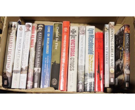 First World War militaria - many volumes published by Pen &amp; Sword, Book Club Associates, Viking, various limp cover volum