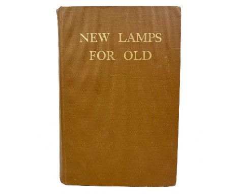 KOTENEV. Anatol M. 'New Lamps for Lamp. An Interpretation ,of Events in Modern China and Wither they Lead,'   First edition, 