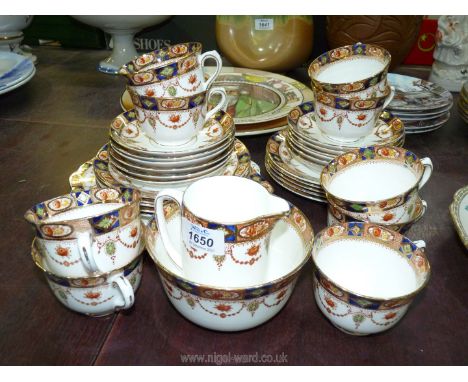 A Gladstone part Teaset including milk jug, sugar bowl, cups, saucers and side plates.