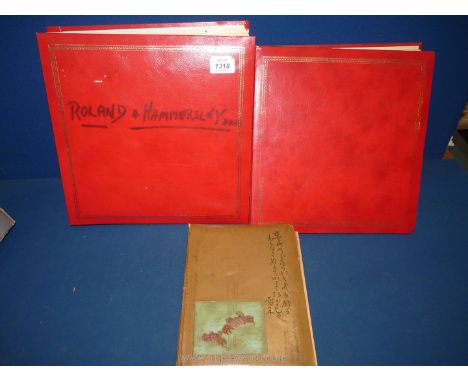 Miscellaneous photograph albums and contents of photos and prints from WWI and WWII: planes, squadrons etc, mostly Africa and