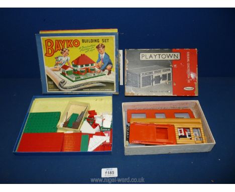 A Bayko building set by Plimpton Engineering Co. Ltd Liverpool, number 0, with original box, instructions and price list. Tog