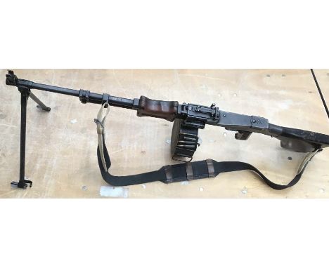 Partial Deactivate Russian RPD 7.62 light machine-gun , barrel blocked, breach filled & firing pin removed and welded. With a