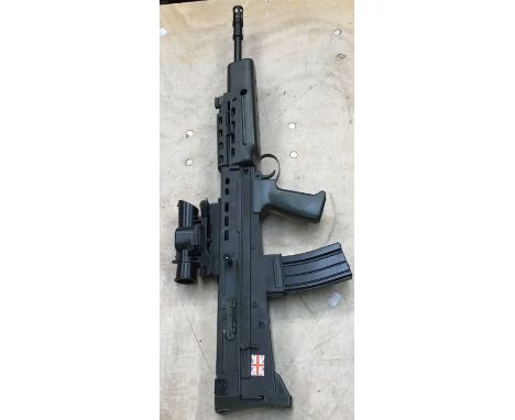 Air Soft Plastic Full Size SA80A1 British Army Assault Rifle.Must be over 18 to purchase this item.
