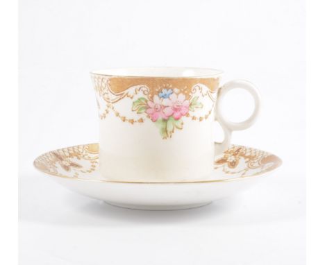 Heathcote china, part tea service ' Clifton' pattern and a small quantity of postcards.