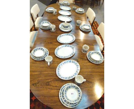 MIDWINTER STONEHENGE DINNERWARE. Large quantity of Midwinter Stonehenge pattern dinnerware including meat platters