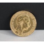 900 /1000 Goldmünze Wilhelm II