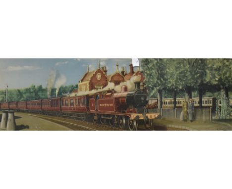 After Cuthbert Hamilton Ellis (British 1909–1987) series of colour prints showing various types of transport across the 19th 