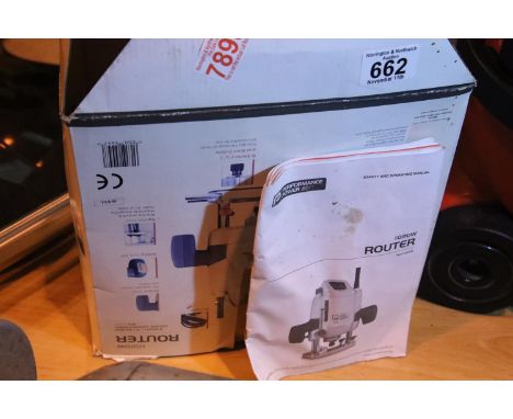 Performance 1020w router. Not available for in-house P&PCondition Report: All electrical items in this lot have been PAT test