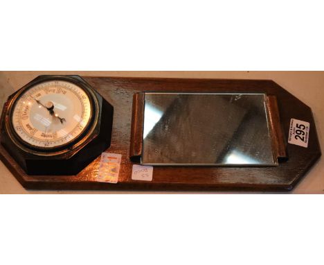 Hall barometer and mirror. Not available for in-house P&amp;P 